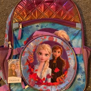 Frozen II backpack w/lunch bag!